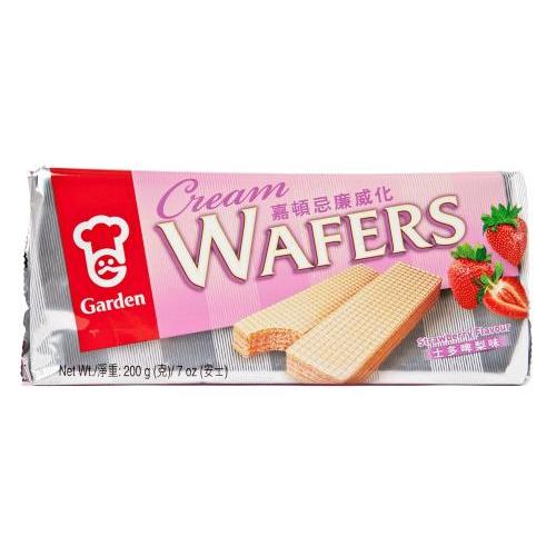 Garden Strawberry Wafers 200g