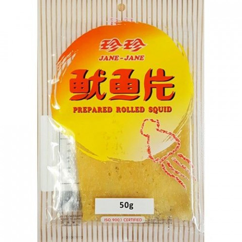 JJ Prepared Rolled Squid 50g