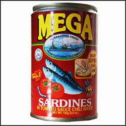 MEGA Sardines in Tomato & Chilli 155g