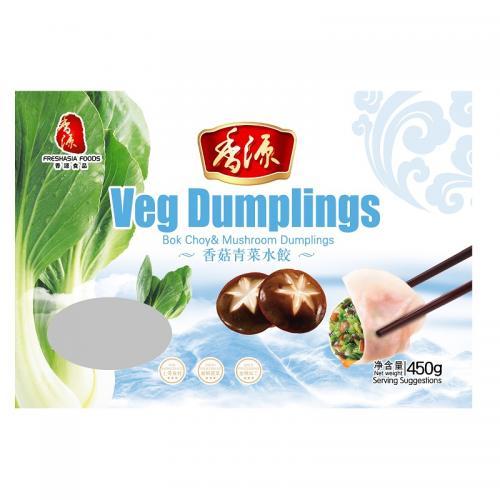 FA Bok Choy & Mushroom Dumpling 450g