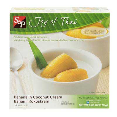 S&P Fzn Banana in Coconut Cream 170g