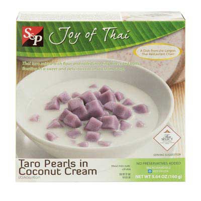 S&P Fzn Taro Pearls in Coconut Cream 160g