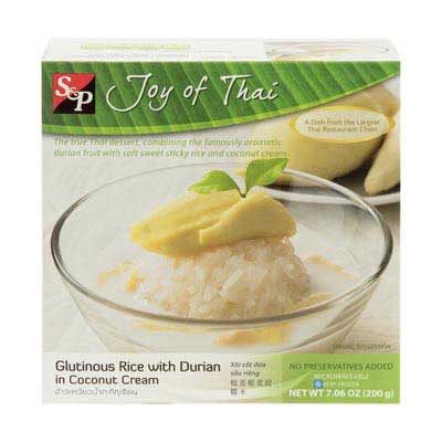 S&P Fzn Glutinous Rice with Durian Coconut Cream 200g