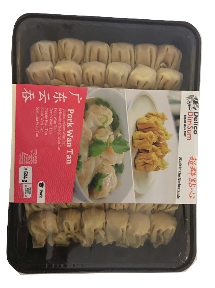 DELICO Pork Wan Tan 48pcs 624g