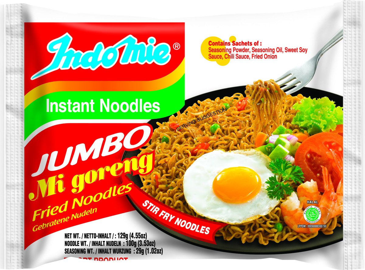 Indomie 印尼炒面 袋装 129g