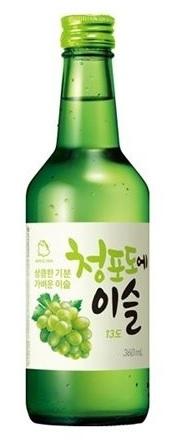 真露韩国烧酒青葡萄味 360ml 13%