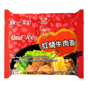 UNIF-100 Noodles Bag-Roasted Beef 108g