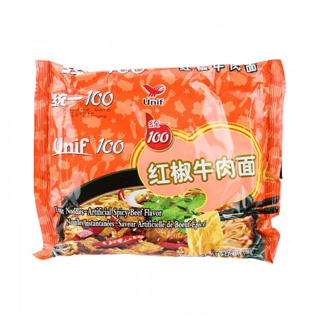 UNIF-100 Noodle-Spicy Beef 125g
