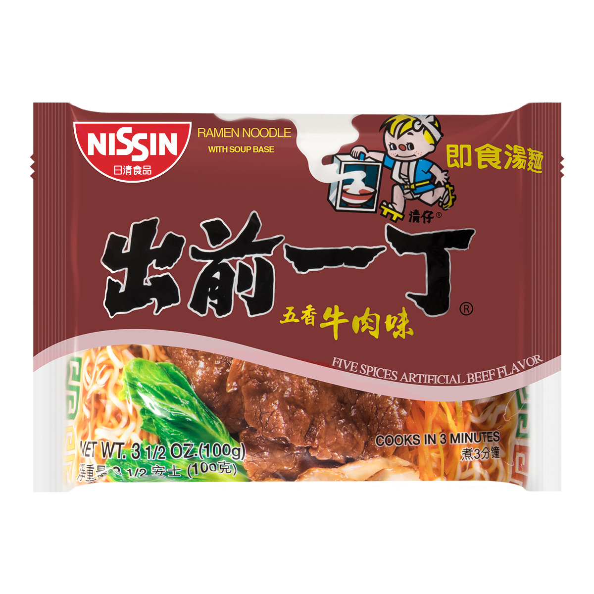 Nissin Demae Ramen Beef Flav. 100g