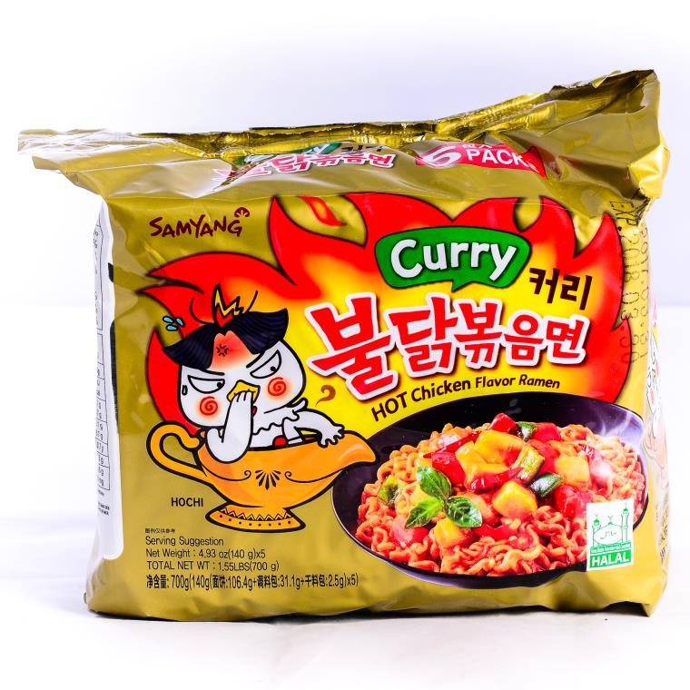 SAMYANG Hot Chicken Curry Flavour 140g x5