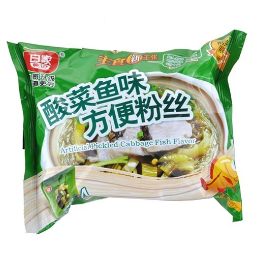 BJ Potato Vermicelli- Cabbage Fish 110g<b style='color: red'>(Buy2Gift1)</b>