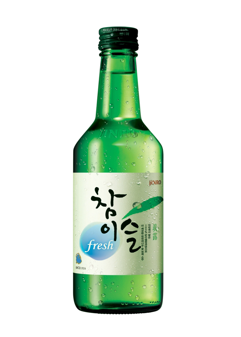 真露韩国烧酒 竹炭清酒 350ml