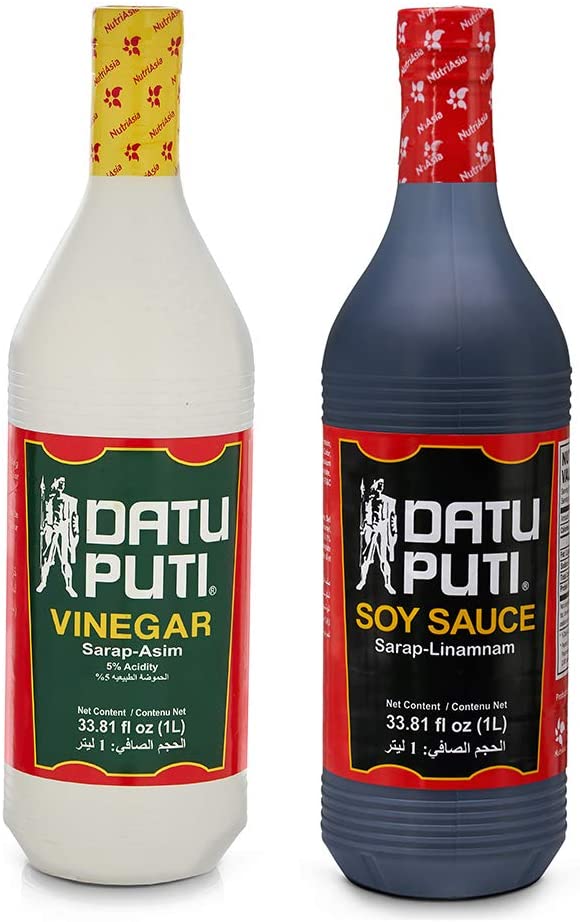 Datu Puti菲律宾风味白醋 & 酱油套装 （2x1L）