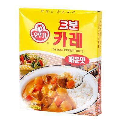 Ottogi 3 Mins Curry (Hot) 200g