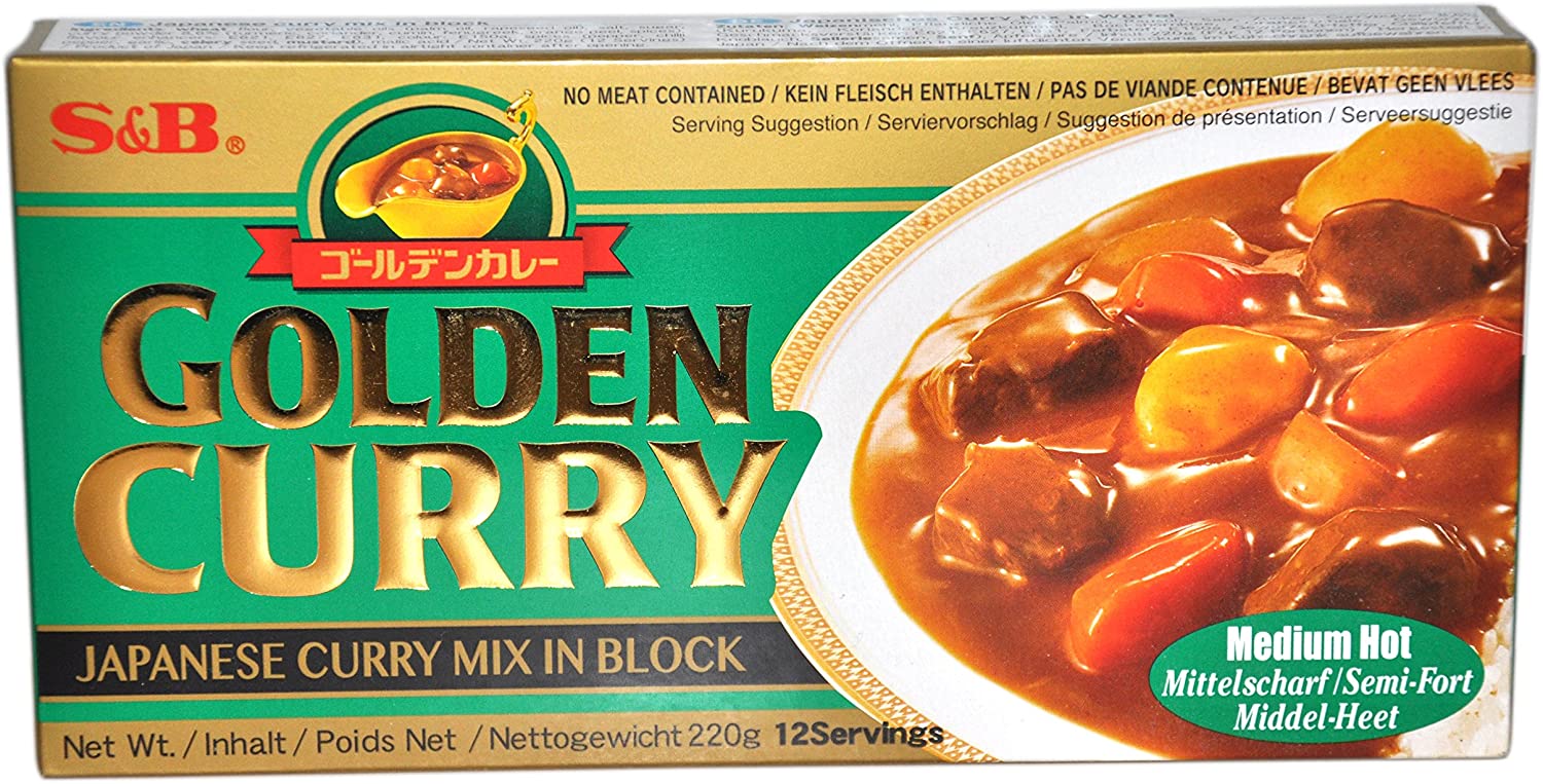 S&B Golden Curry Medium Hot 240g