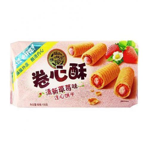 HSU Roll Cookie Strawberry 105g