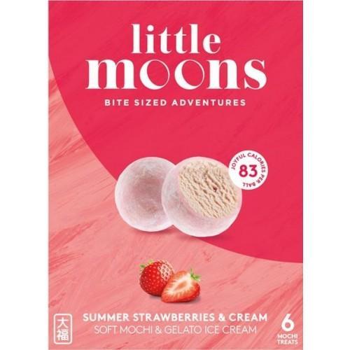 小月亮冰淇淋糯米糍-草莓奶油