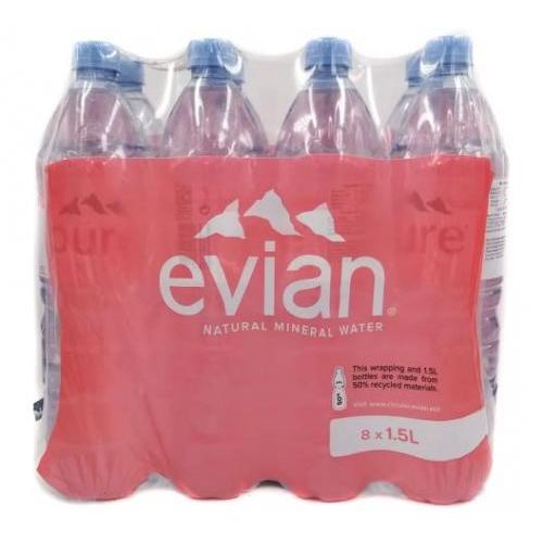 evian water 8x1.5ltr