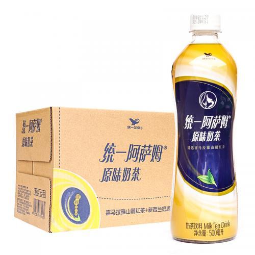 统一奶茶  阿萨姆奶茶 500ml*15瓶 整箱