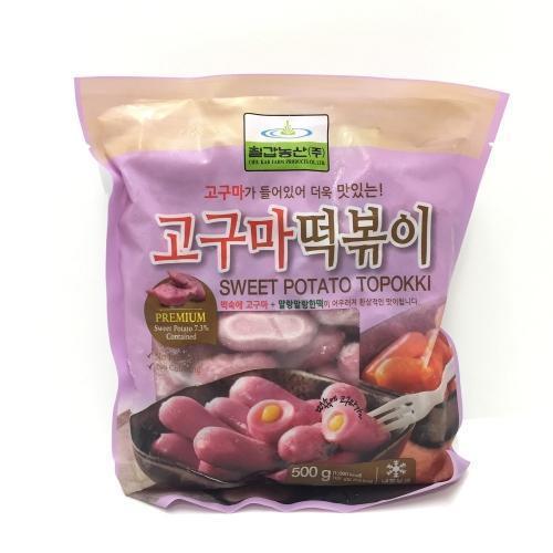 Chilkab Frozen Sweet Potato & Cheese Rice Stick 500g