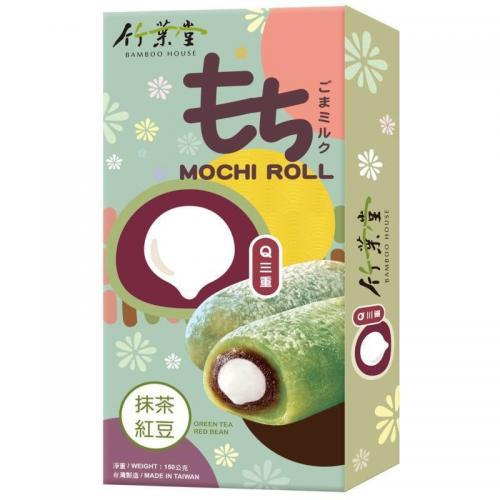 Bamboo House Q3 Matcha & Red Bean Mochi Roll 150g