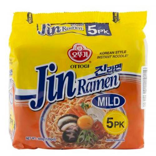 Ottogi Jin Ramen Mild 5x120g