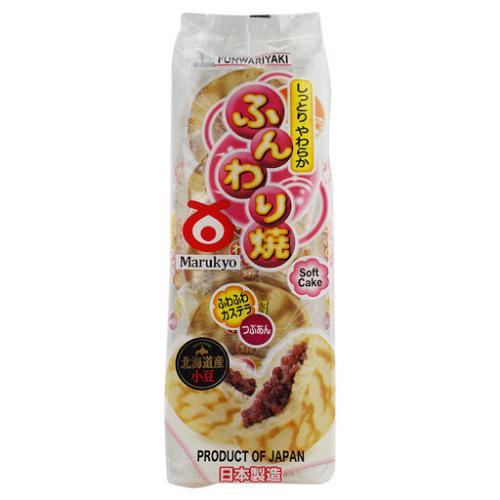 Marukyo Funwariyaki-Red Bean 5pcs 335g