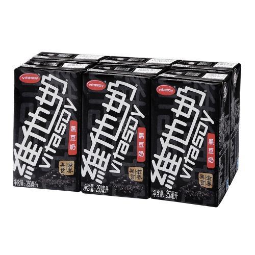 vitasoy black soy drink 6x250ml