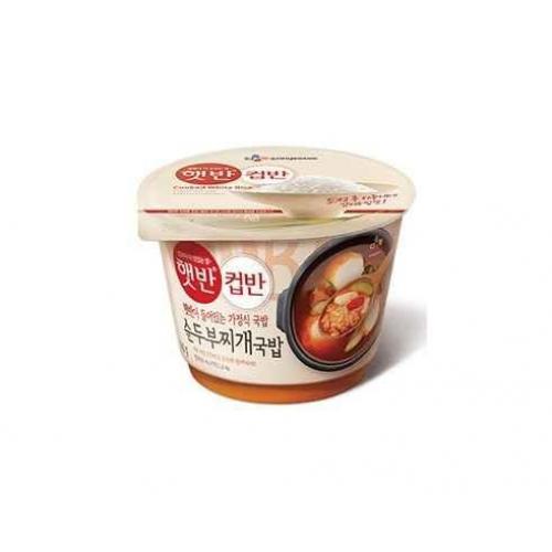 韩国CJ微波即食韩式豆腐辣汤拌饭165g