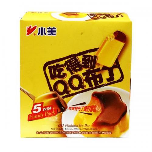 SM QQ Pudding Ice Cream Bar 350g