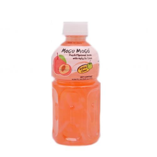 Mogu Mogu Nata De Coco Drink - Peach Flavour 320ml