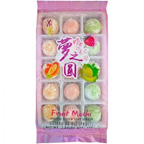 Loves Flower Assorted Fruit Mochi 15 Pieces 195g