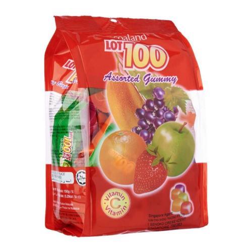 马来西亚百分百果汁软糖杂果味150g