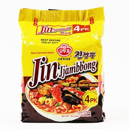 Ottogi Jin Jjambbong Ramen (Champong) 130g*4