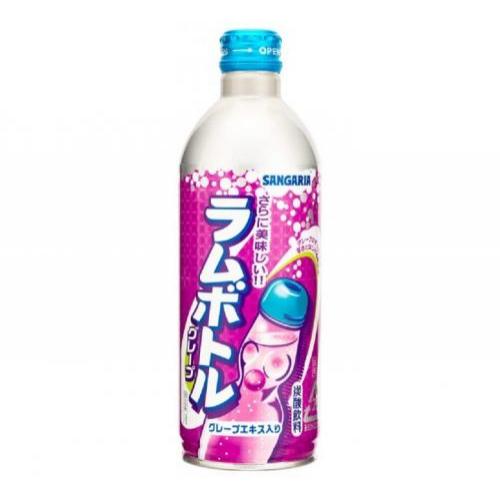 Sangaria Ramune Bottle Grape Flavour 500ml