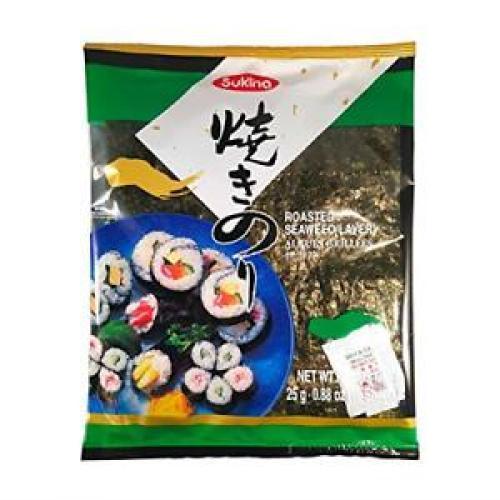 Sukina Korean Roasted Seaweed 10 Sheets 24g