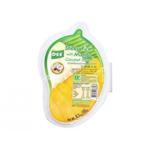 Dee Sticky Rice with Mango & Coconut Cream 180g