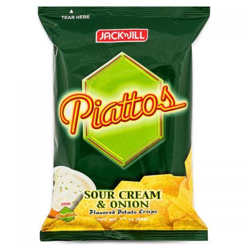 J&J Piattos 薯片- 酸奶油洋蔥味 85g