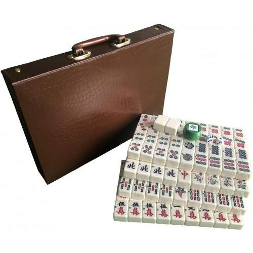 B-grade Mahjong Set - Green (Standard Size)