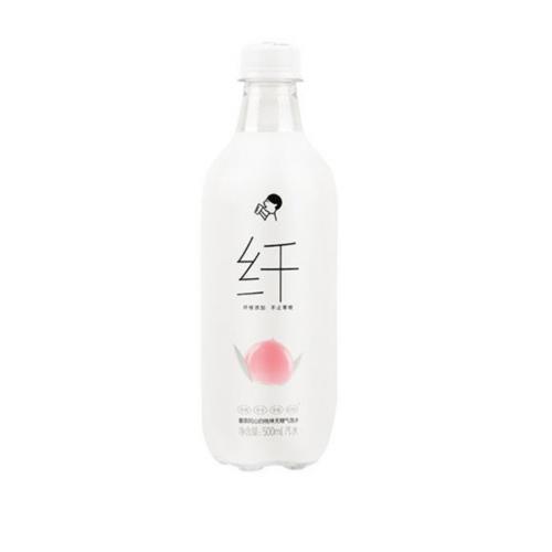 喜茶冈山白桃无糖气泡水(汽水) 0脂0卡0热量 500ml