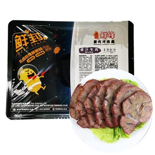 鲜锋鸭货 卤汁牛肉 180g (预定)