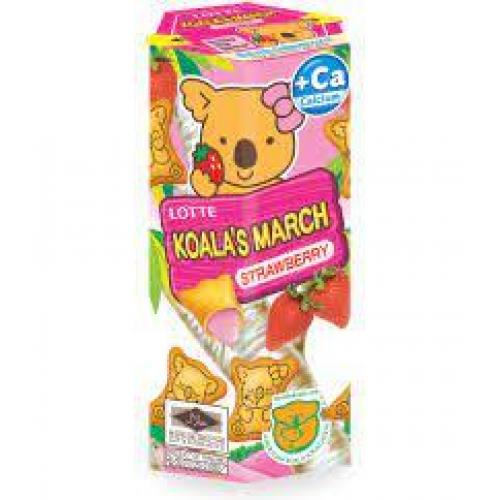 Lotte Koala Strawberry Cookies 37g