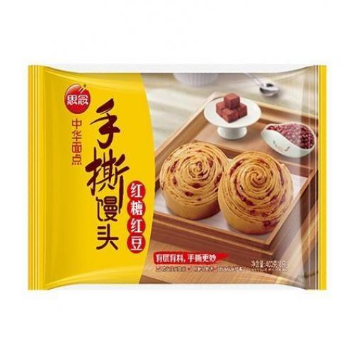 SN Brown Sugar & Red Bean Bun 400g