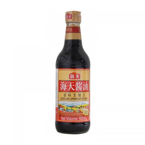 海天【金标生抽王】特级酿造酱油 500ml