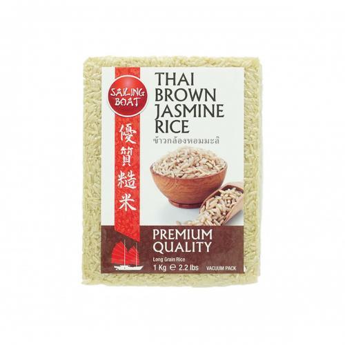 Sailing Boat Thai Brown Jasmine Rice 2.2lbs/1kg