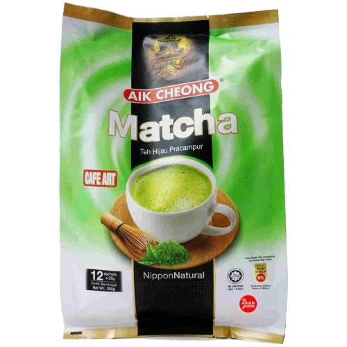 Aik Cheong 益昌清香抹茶 拉花 12 Sachets 300g