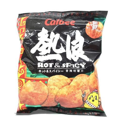 CALBEE SNACKS HOT & SPICY POTATO CHIPS