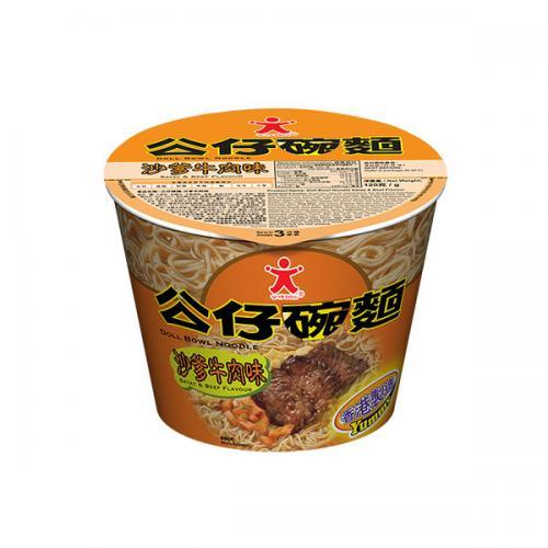 Doll Bowl Noodle Satay & Beef Flavour 120g