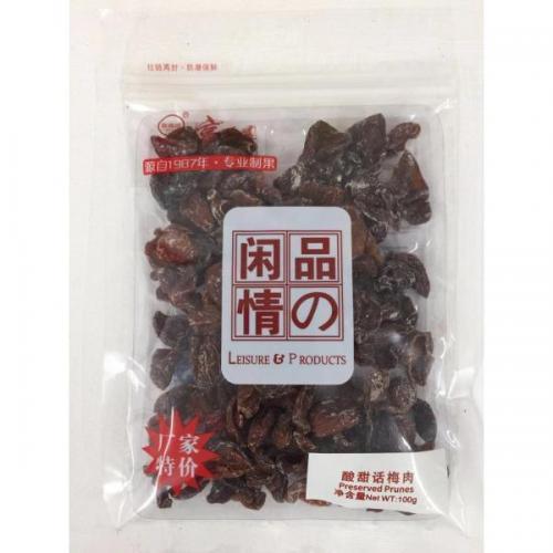 富森園 酸甜話梅肉100g