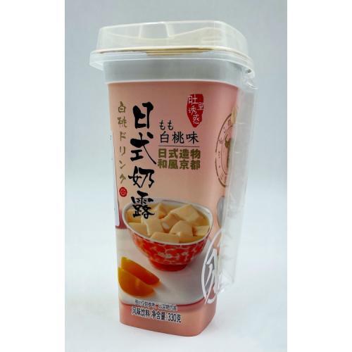 DLYH Japanese Style Pudding Milk Drink-Peach 330g